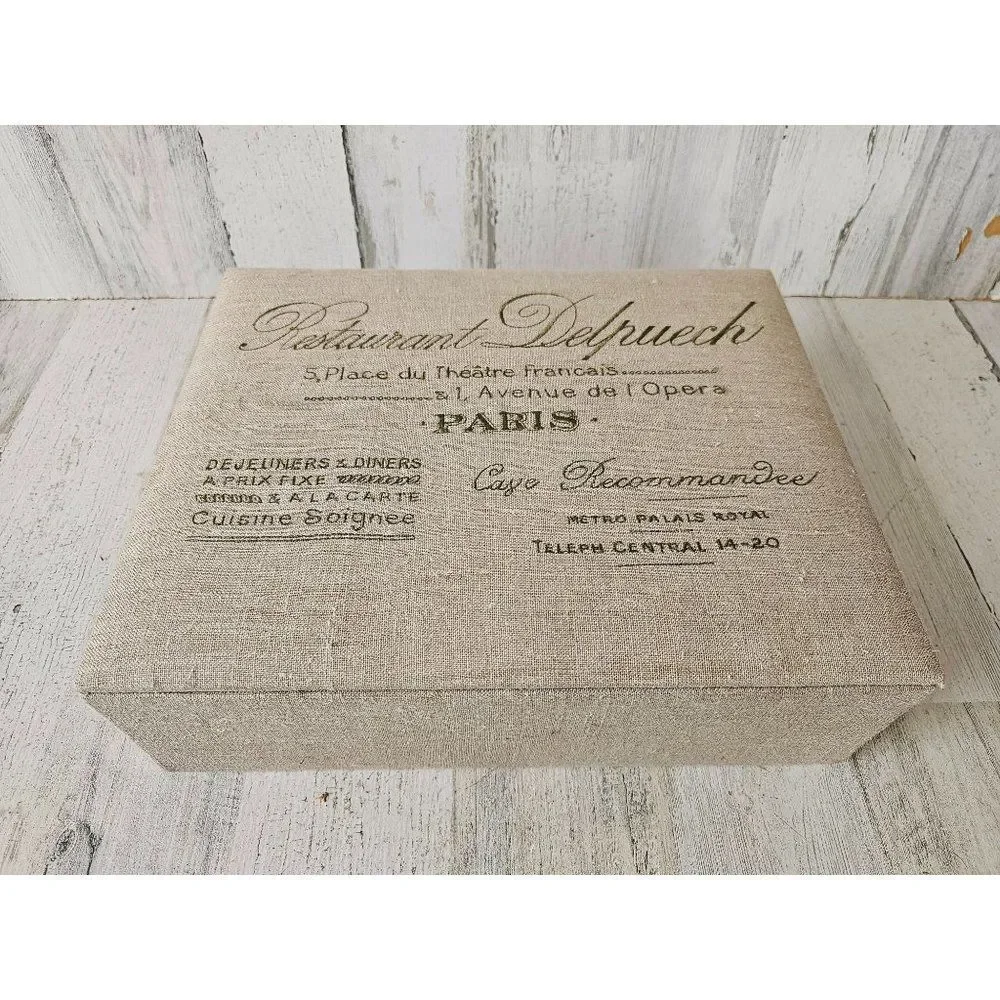 Restaurant Delpuech Paris box home decor jewelry large‎